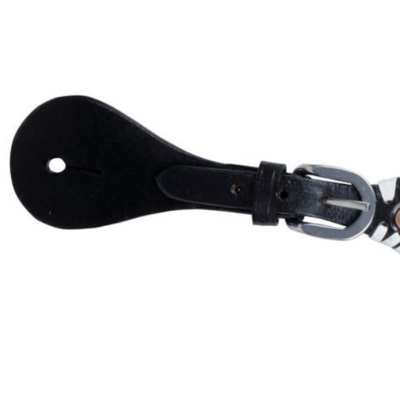 MYRA BAG Propeller Sunflower Floral Hand Tooled Western Spur Straps NWT - Picture 3 of 6